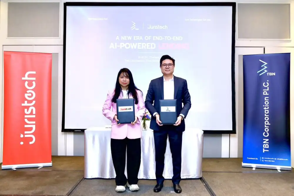 TBN ผนึก JurisTech นำ AI พลิกโฉมระบบสินเชื่อดิจิทัล ครอบคลุมการยื่นกู้ถึงการติดตามหนี้ครบวงจร