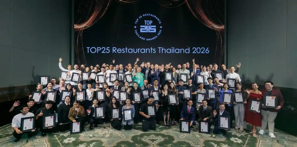 TOP25 Restaurants Thailand Awards 2026 Celebrate Thailand's Culinary Excellence and Reinforce Thailand's Position as a Leading Global Gastronomy Destination