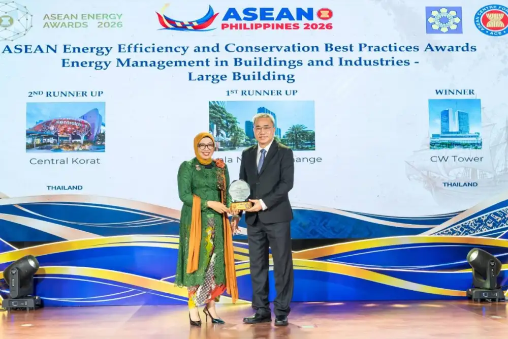CW Tower Wins ASEAN Energy Awards 2026 Showcases Energy Management Excellence in Large Buildings, Achieving Over 3.2 million kWh in Cumulative Electricity Savings