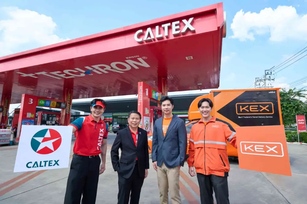 KEX ต่อยอดความร่วมมือ Caltex รับอินไซต์ผู้บริโภคยุคใหม่ เชื่อมความสะดวกทั้งเติมน้ำมันและส่งพัสดุในจุดเดียว
