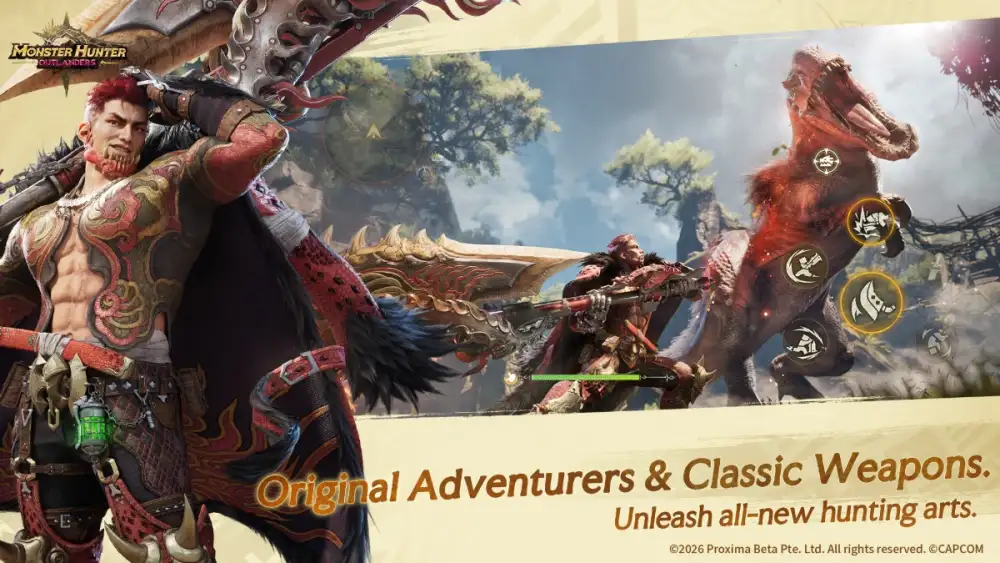 Monster Hunter Outlanders เปิดให้บริการอย่างเป็นทางการแล้ววันนี้